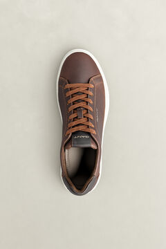 McJulien Leather Sneakers — SHADOW BROWN 2