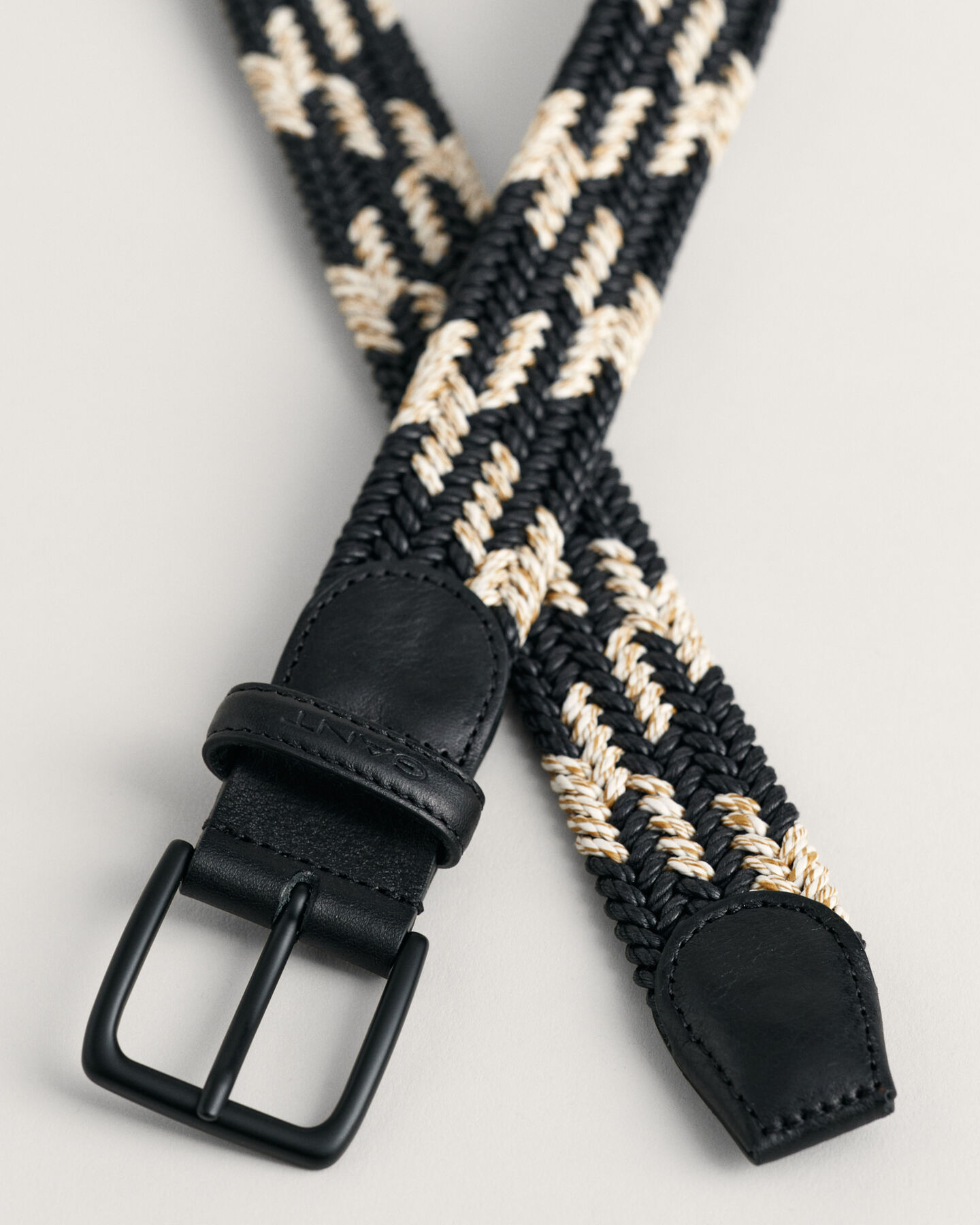 Contrast Braided Elastic Belt