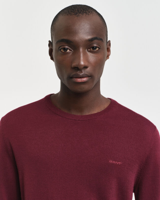 Extra Fine Merino Wool Crew Neck Sweater