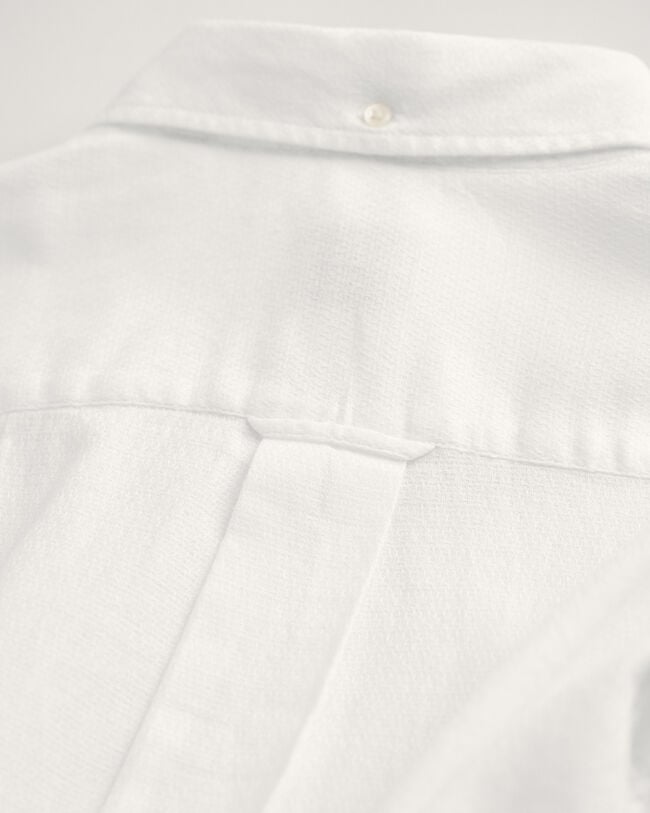 Regular Fit Textured Cotton Linen Shirt
