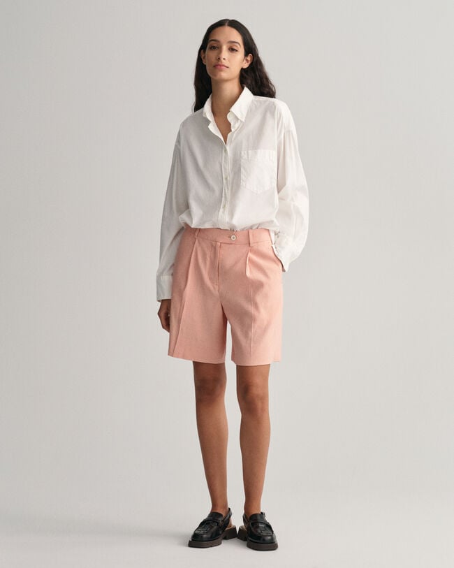 Stretch Linen Shorts