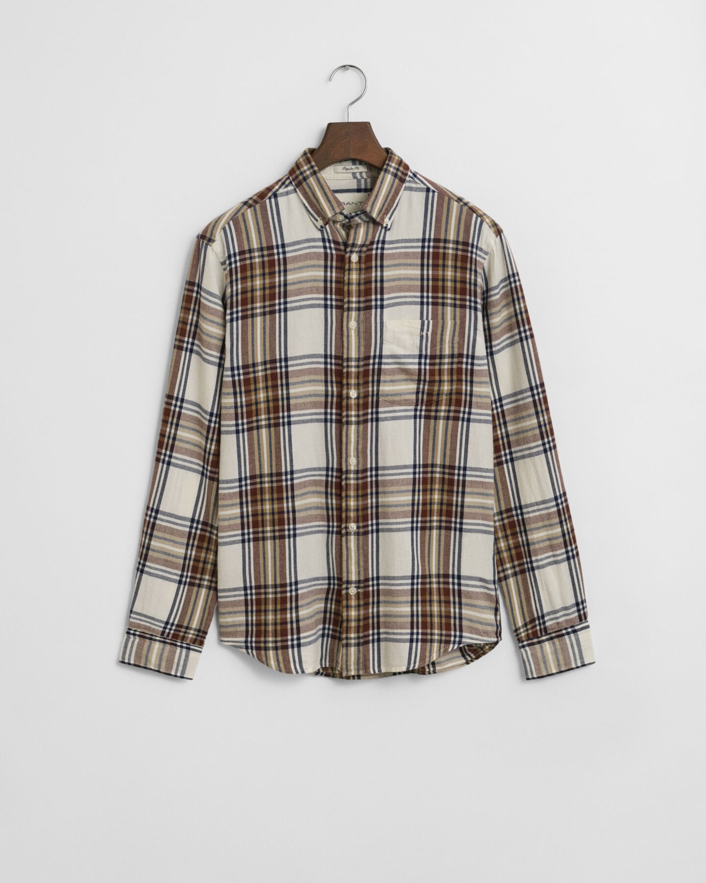 Regular Fit Windblown Flannel Check Shirt