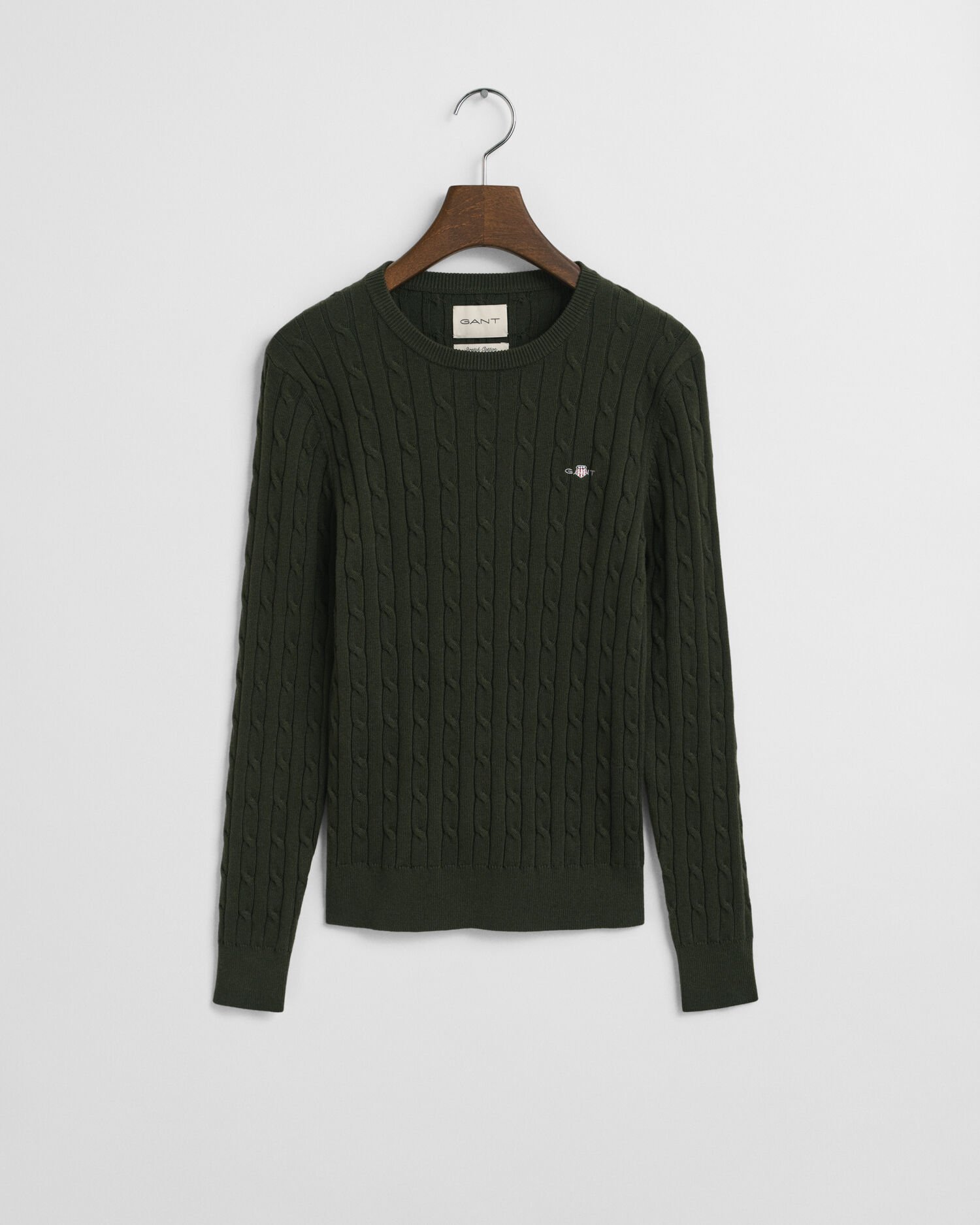 Cable Knit Crew Neck Sweater