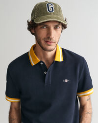 Popcorn Textured Piqué Polo Shirt