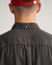 Relaxed Fit Garment-Dyed Lyocell Shirt