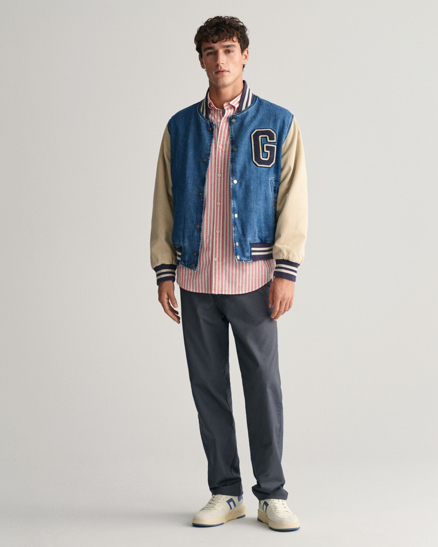 Regular Fit Striped Cotton Linen Shirt