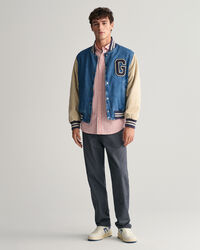 Regular Fit Striped Cotton Linen Shirt