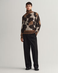 Leopard Rollneck Sweater