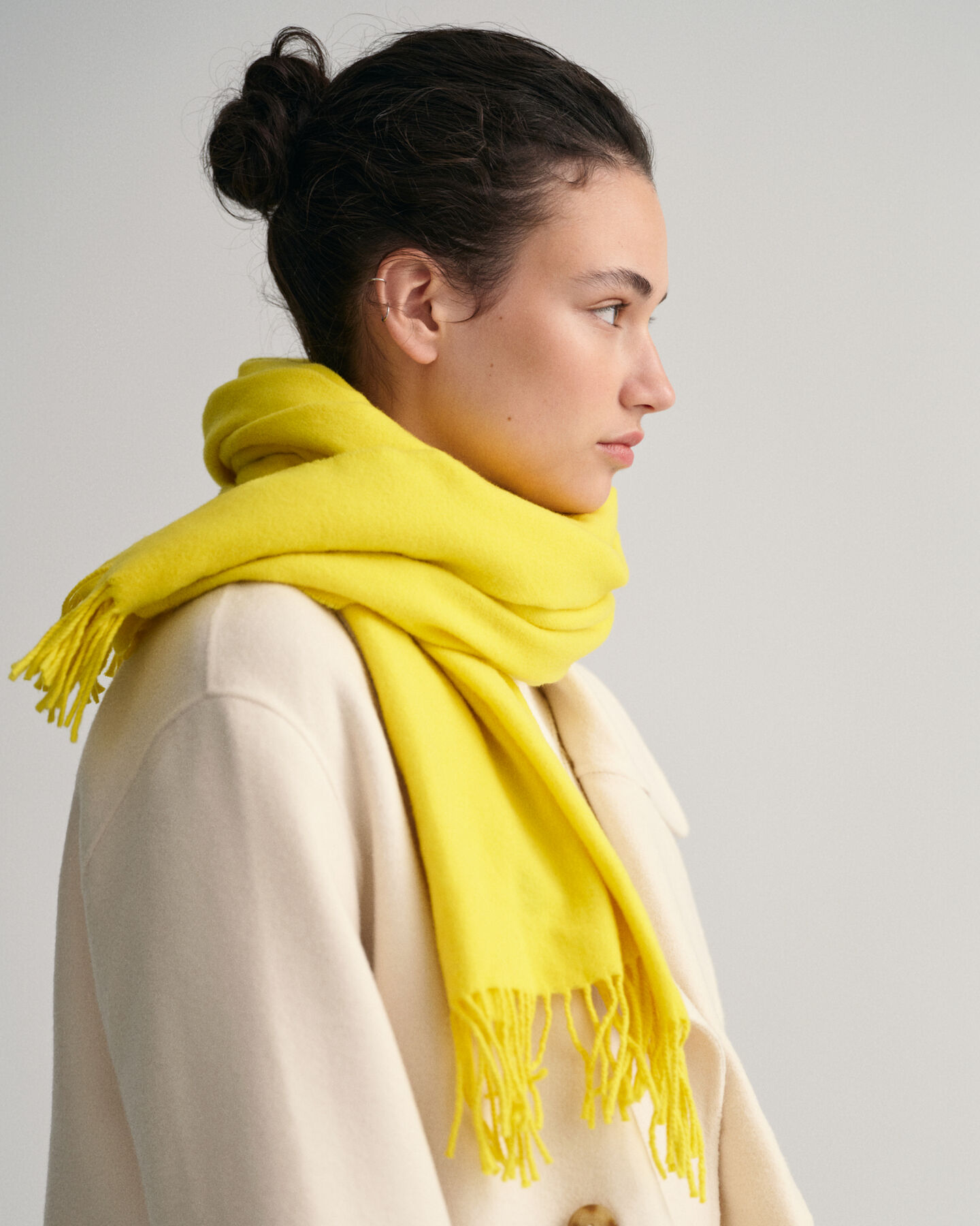 Wool Solid Woven Scarf