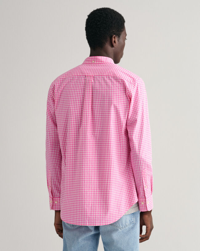 Regular Fit Gingham Broadcloth Shirt