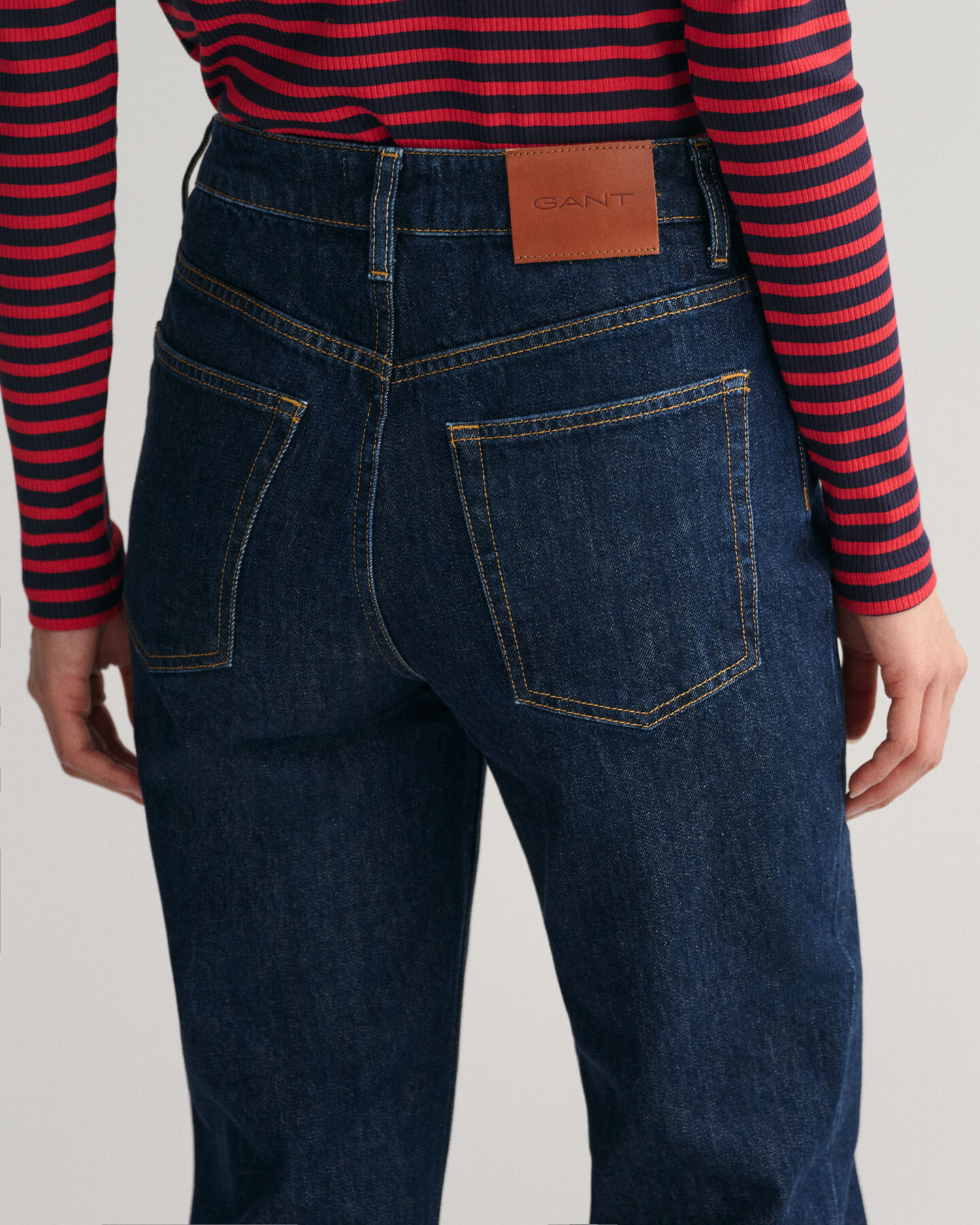 Straight Leg Rigid Jeans
