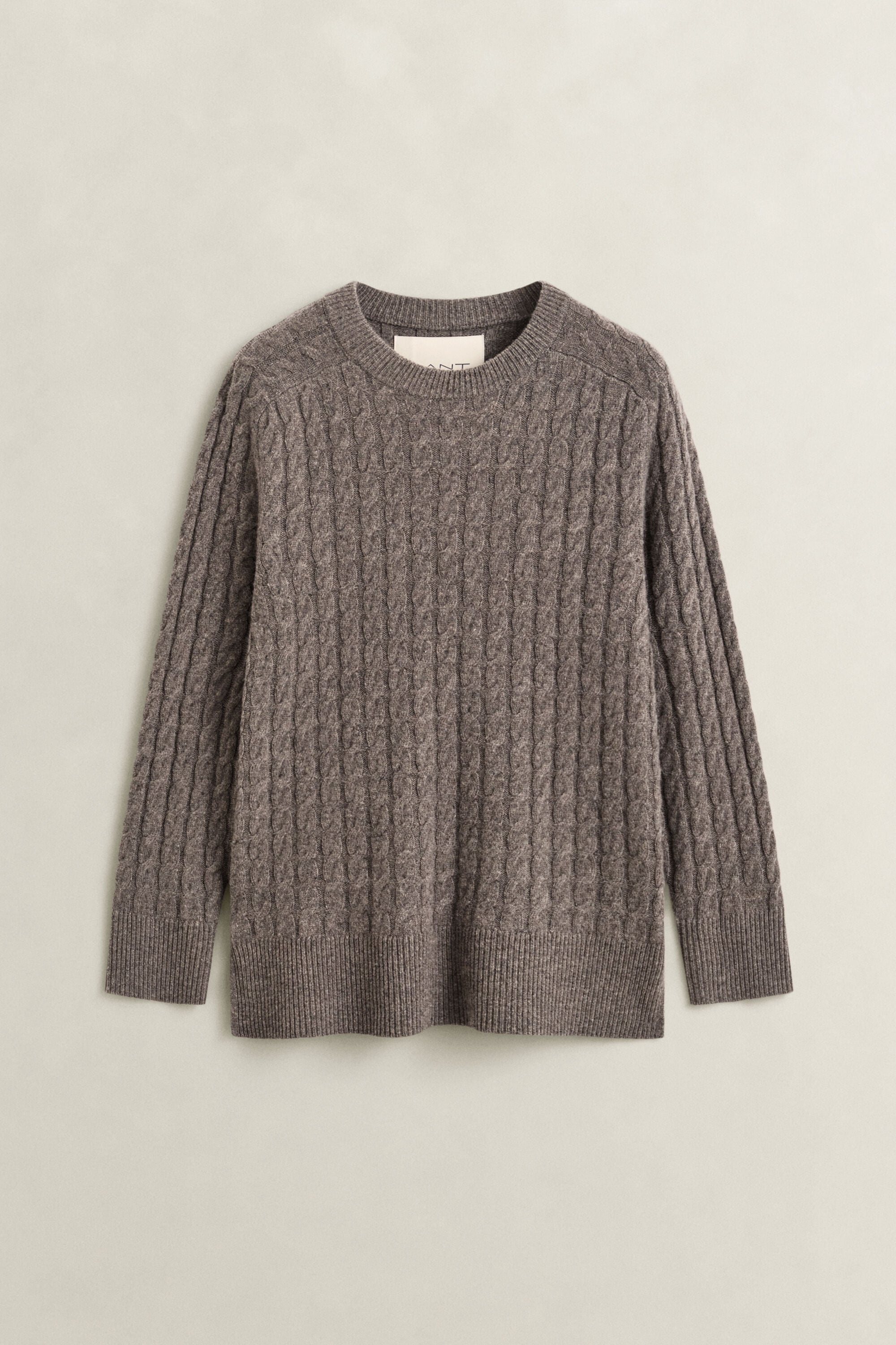 Wool Cashmere Cable Knit Sweater