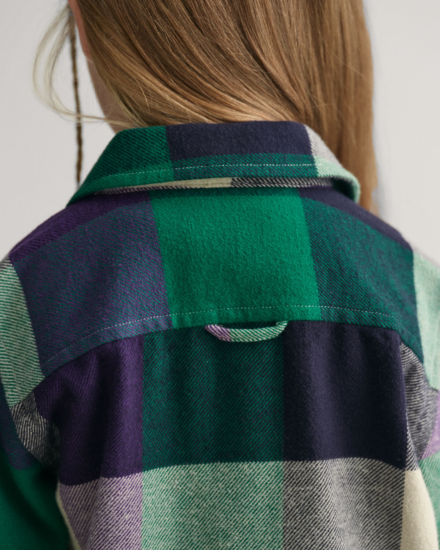 Kids Shield Checked Overshirt