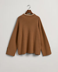 Ribbed Mock Neck Sweater