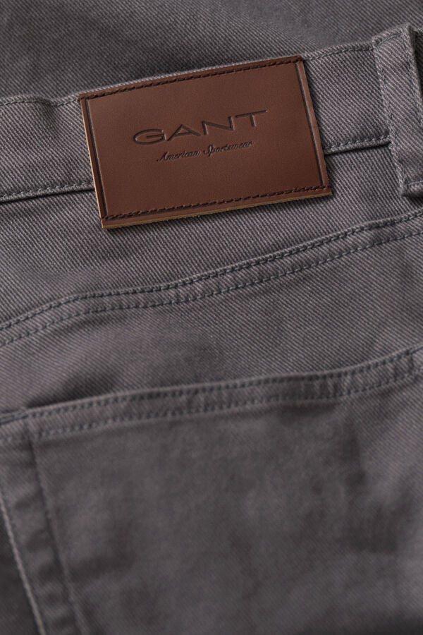 Slim Fit Twill Jeans — DUSKY ANTHRACITE