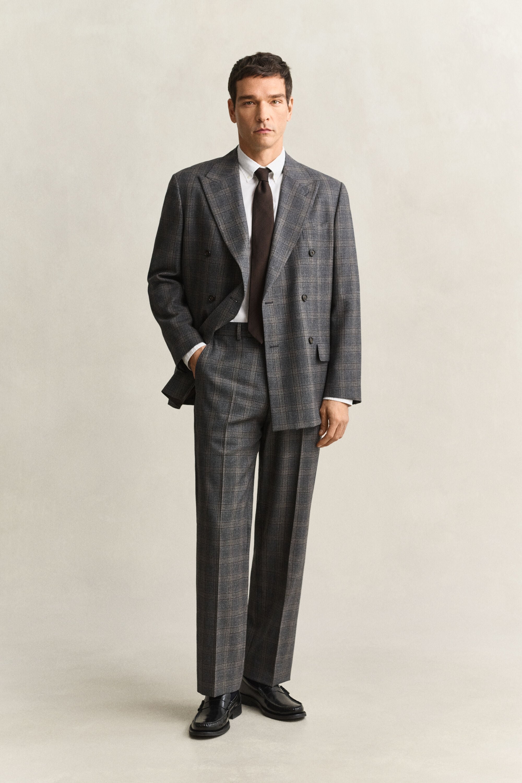 Clen Check Suit Pants