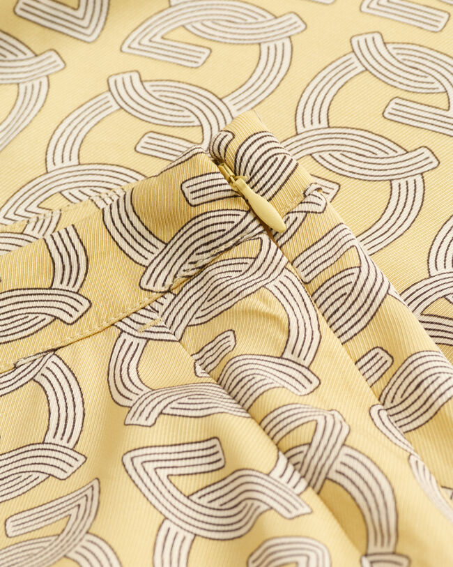 Regular Fit G Patterned Wide Leg Pants