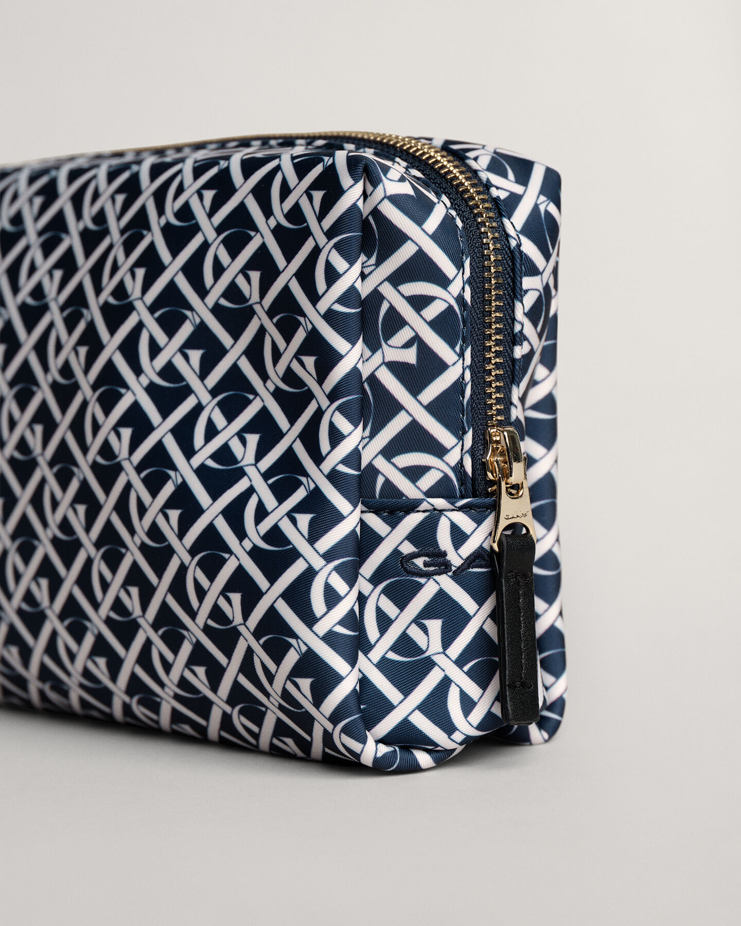 Monogram Print Makeup Bag