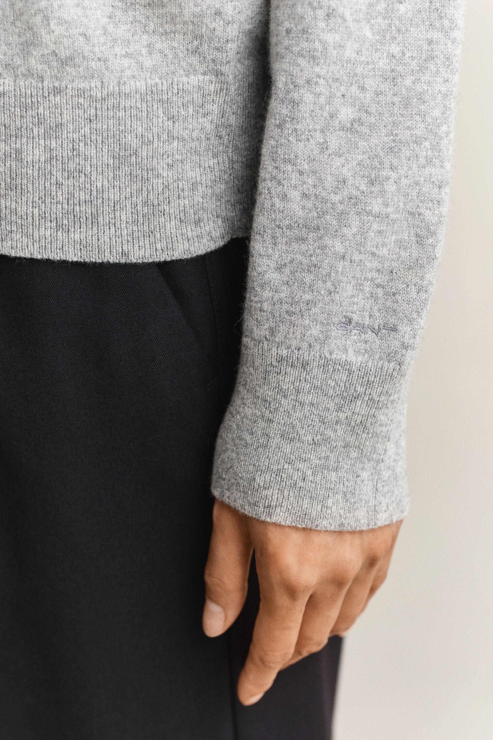Superfine Lambswool Crew Neck Sweater