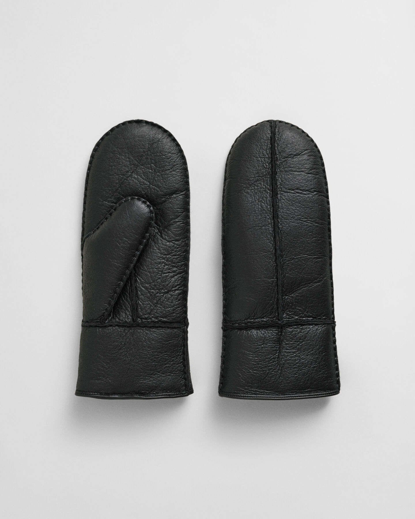 Shearling Leather Mittens