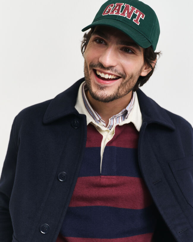 Extra Fine Lambswool Striped Rugger