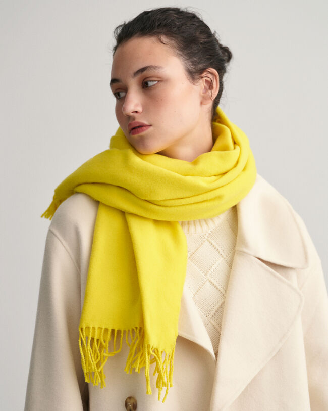 Wool Solid Woven Scarf