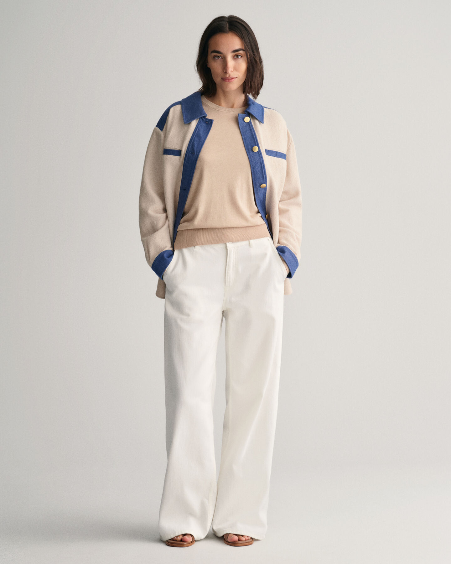 Fine Knit Crew Neck Sweater