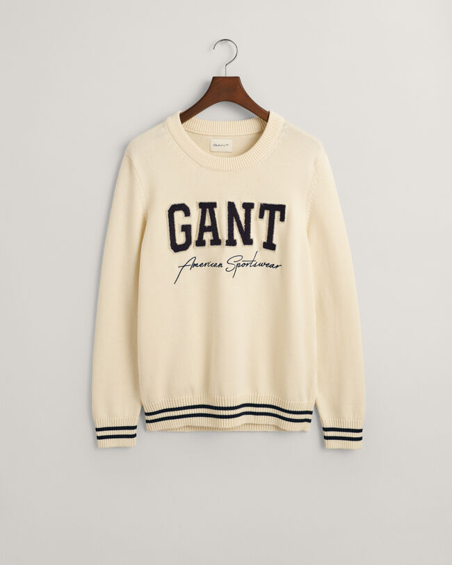 Collegiate Crew Neck Sweater