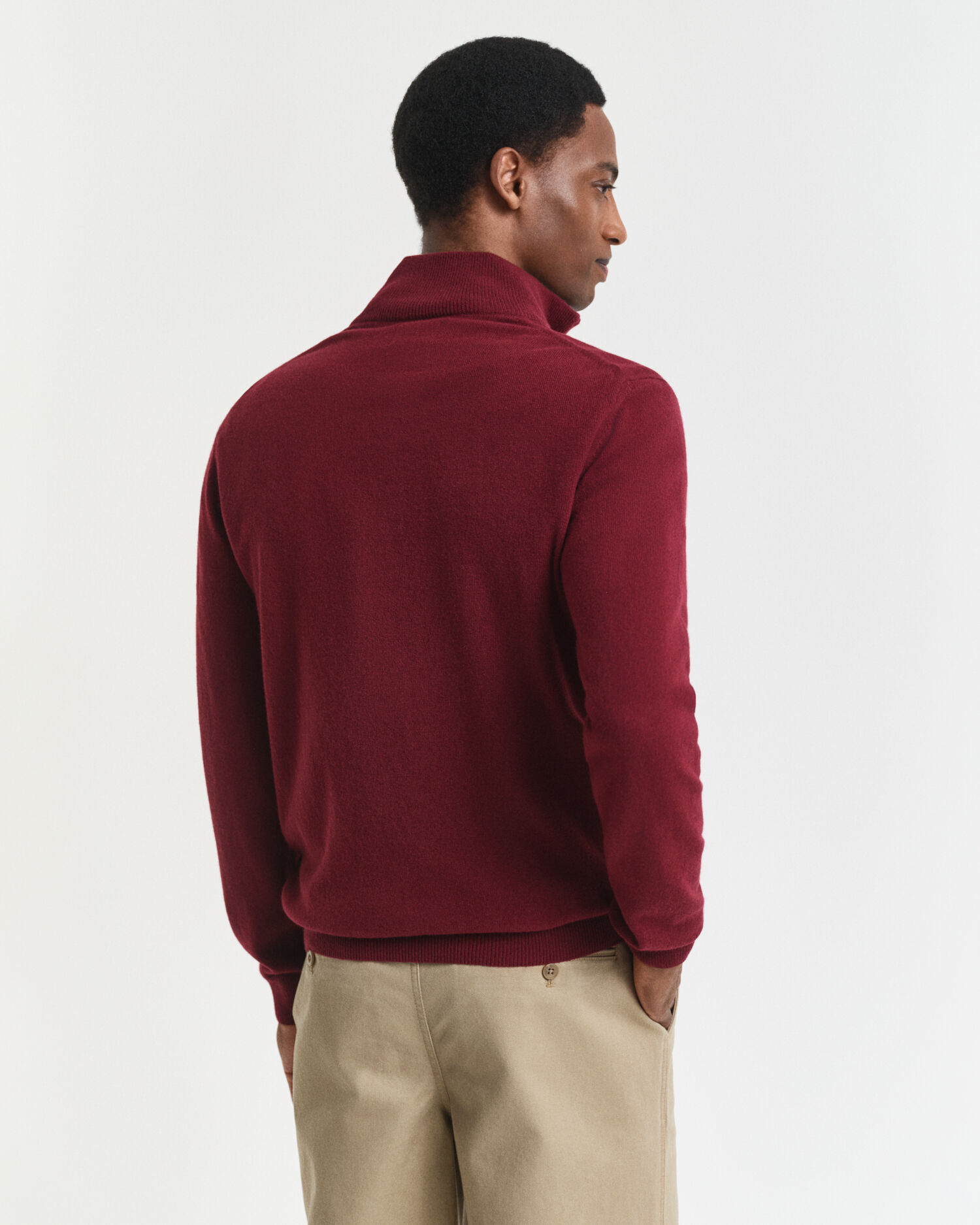 Superfine Lambswool Half-Zip Sweater - GANT