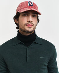 Extra Fine Merino Wool Polo Sweater