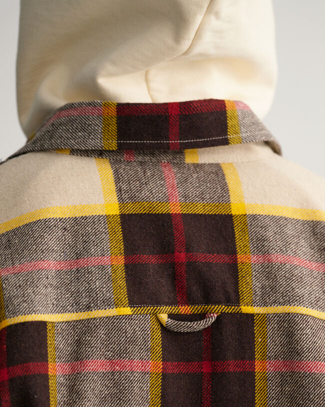 Plaid Wool Overshirt