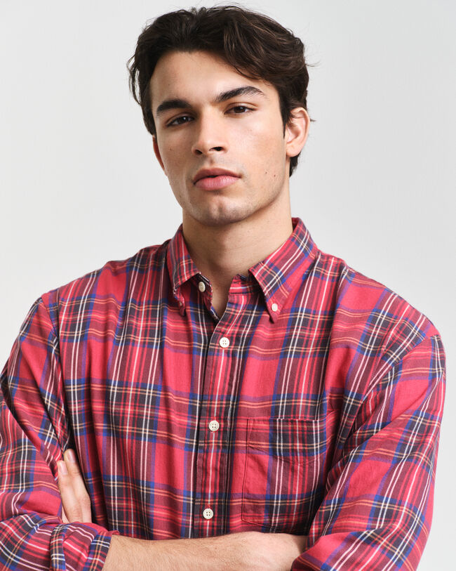 Relaxed Fit Tartan Checked Shirt