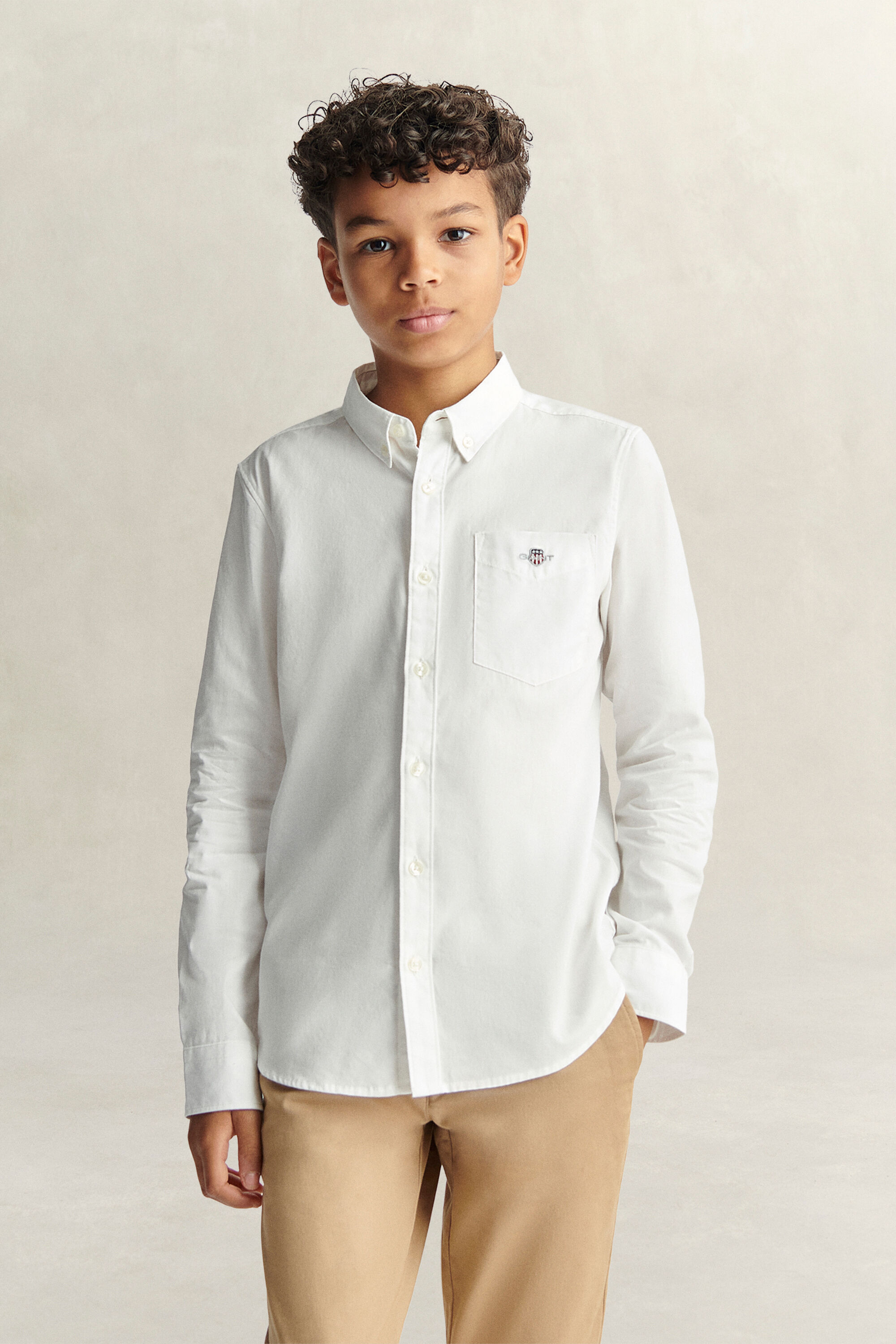 Teen Boys Shield Poplin Shirt