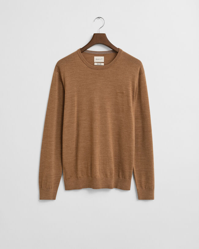 Merino Wool Crew Neck Sweater