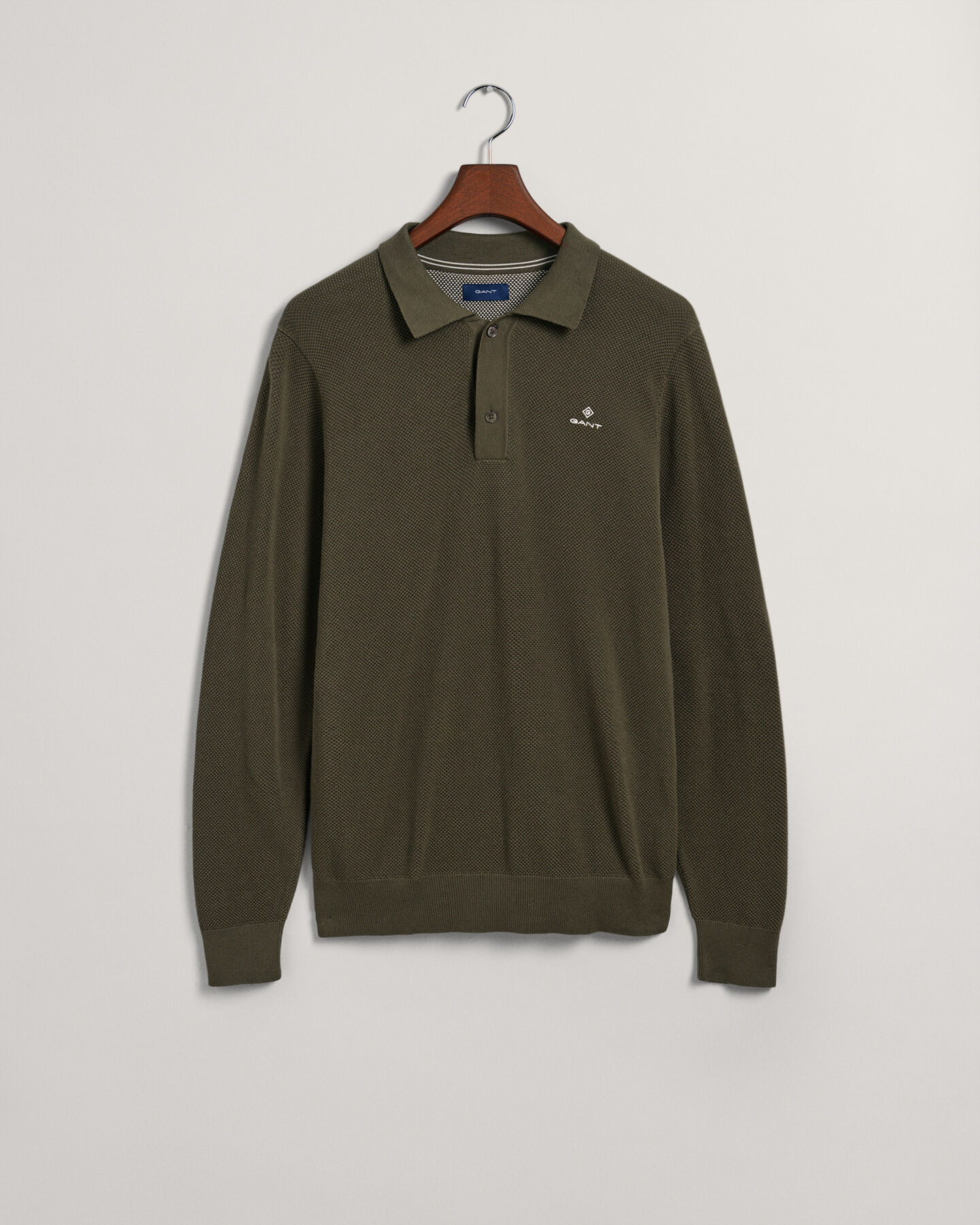Cotton Piqu&eacute; Polo Sweater