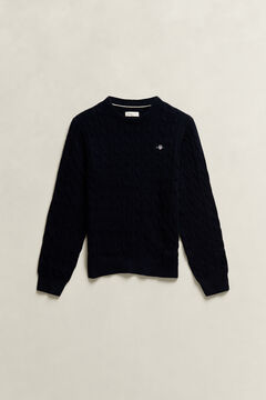 Teen Boys Shield Sweater — EVENING BLUE 2