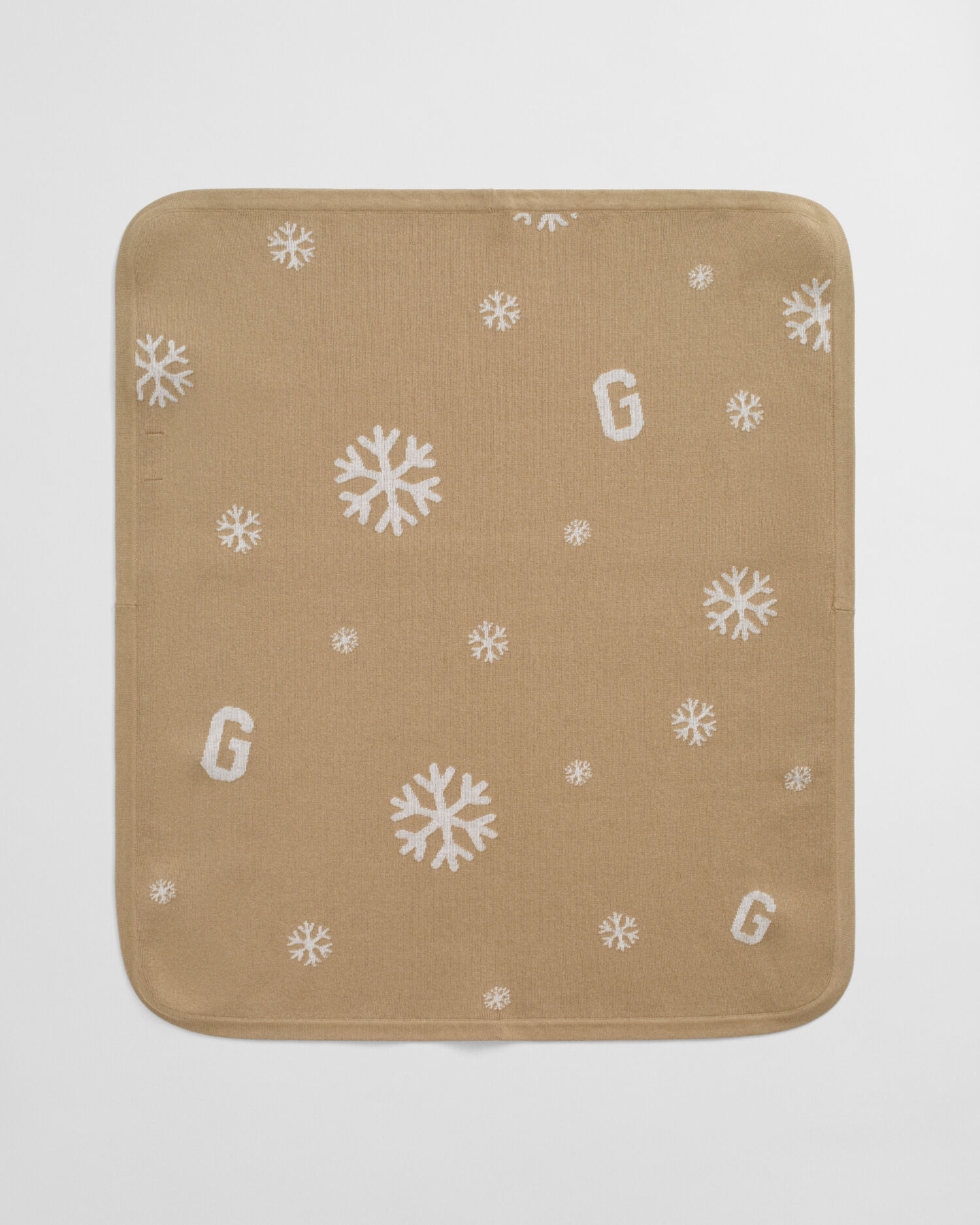 Baby Snowflake & G Print Knitted Blanket