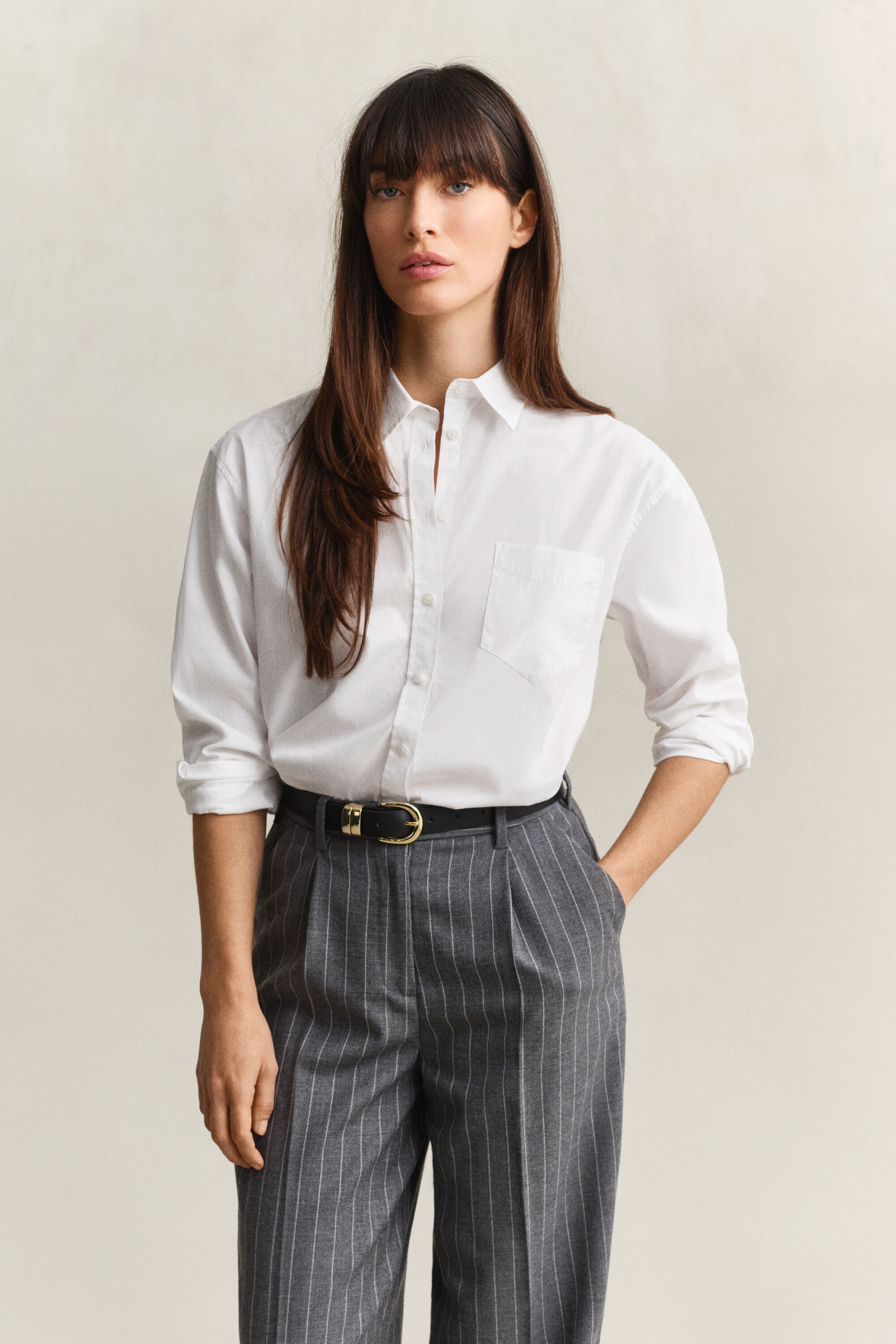 Relaxed Fit Classic Poplin Shirt