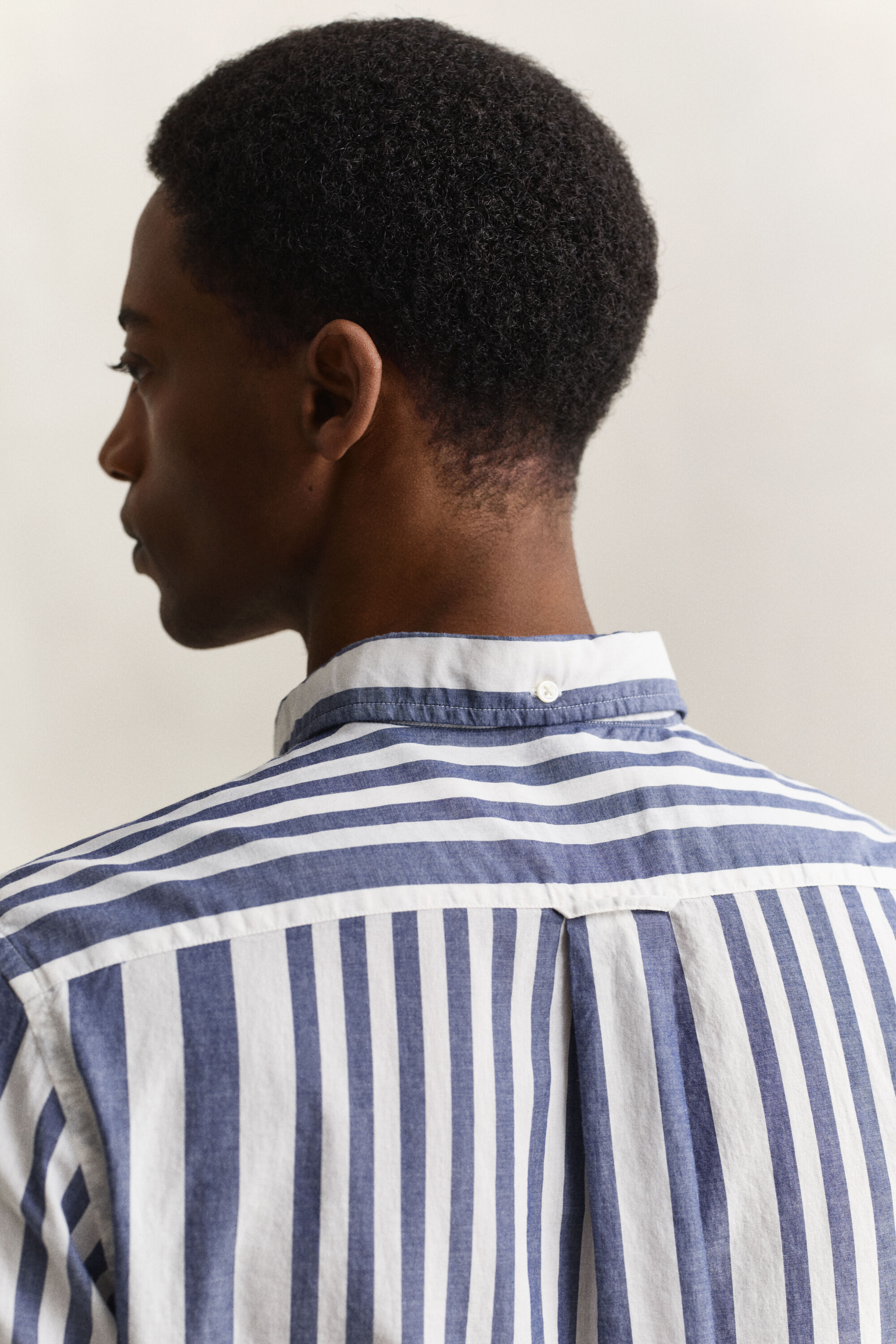 Striped Cotton Voile Shirt