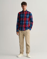 Regular Fit Plaid Flannel Shirt
