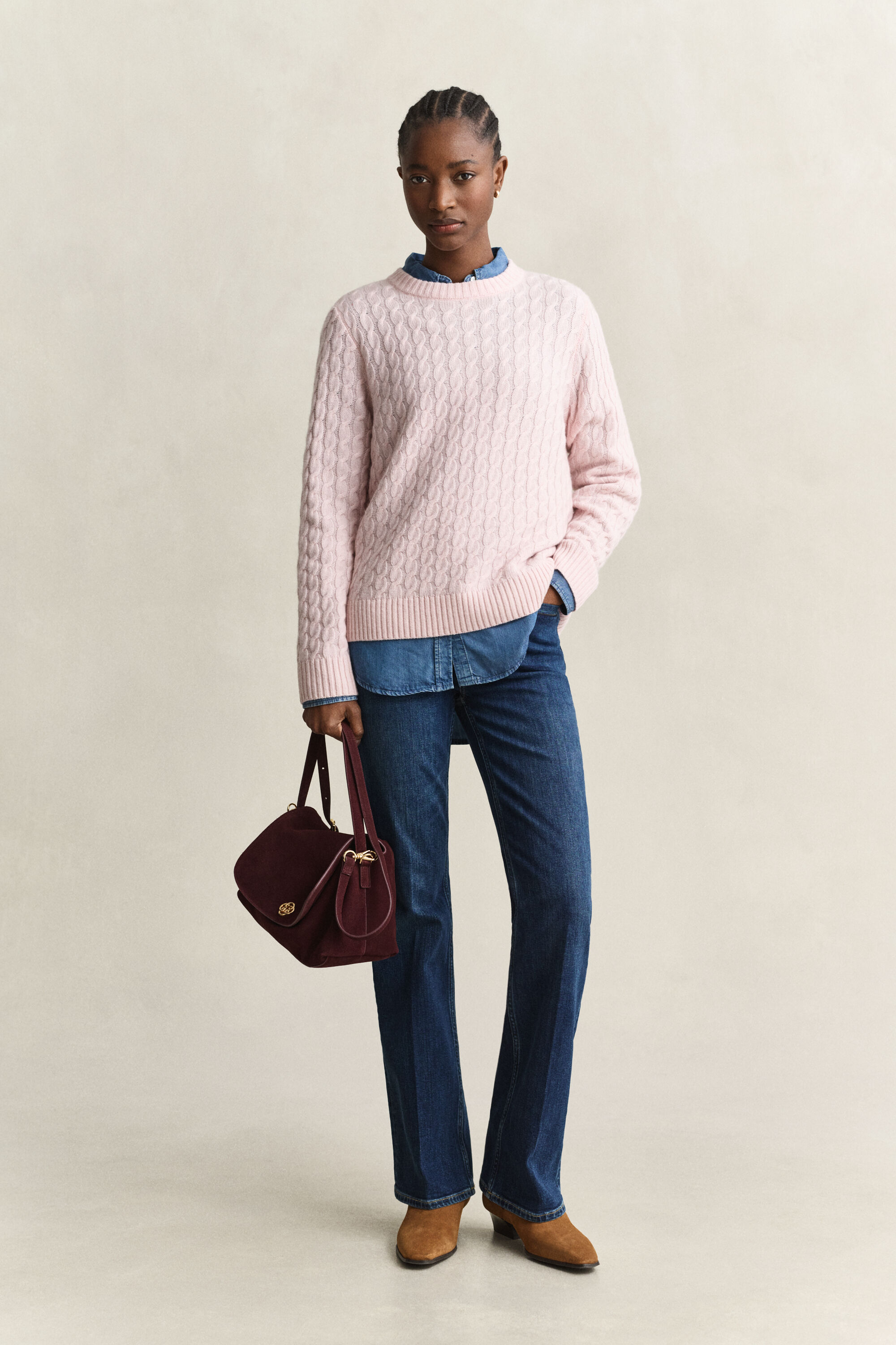 Cashmere Cable Knit Sweater