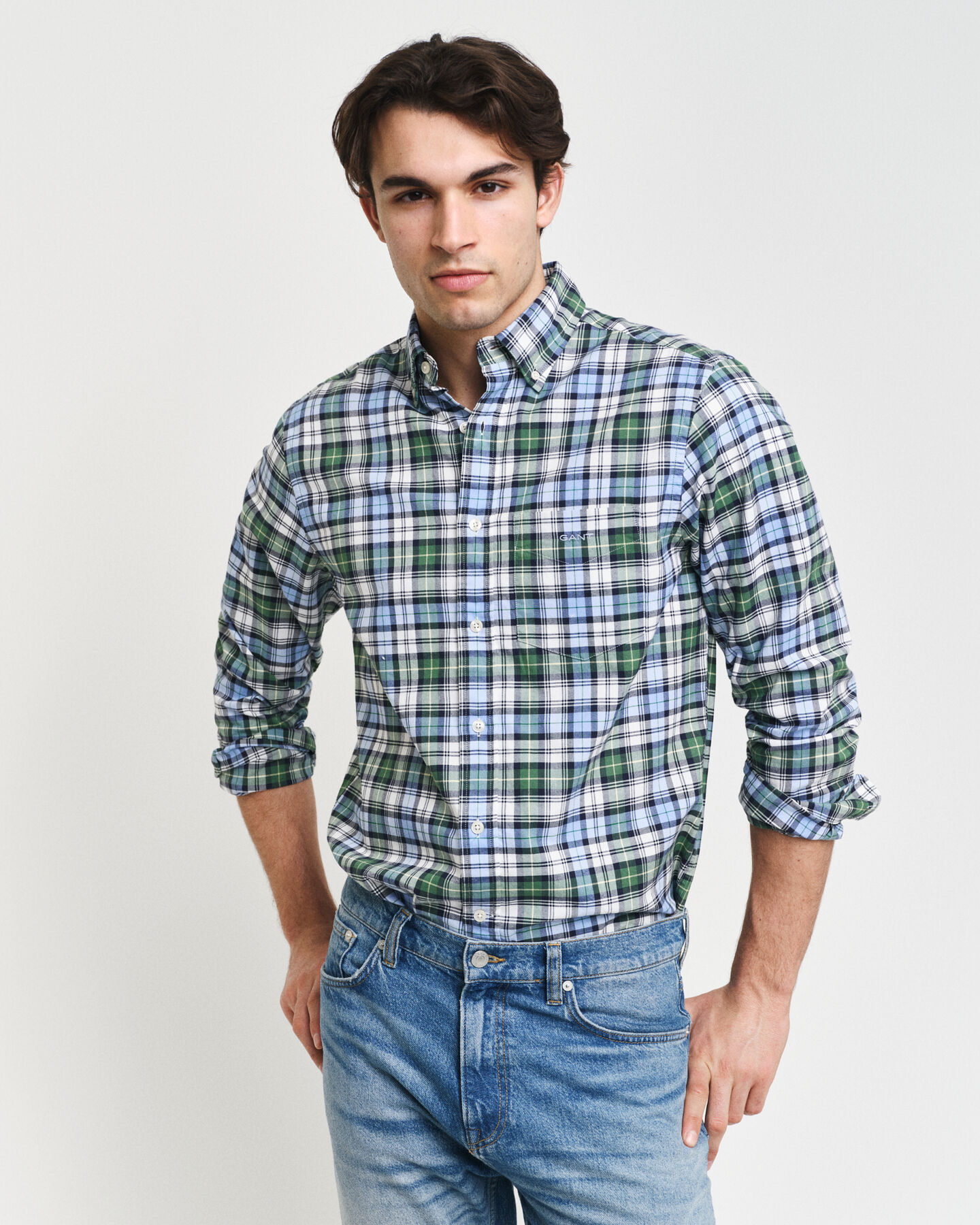 Regular Fit Checked Archive Oxford Shirt