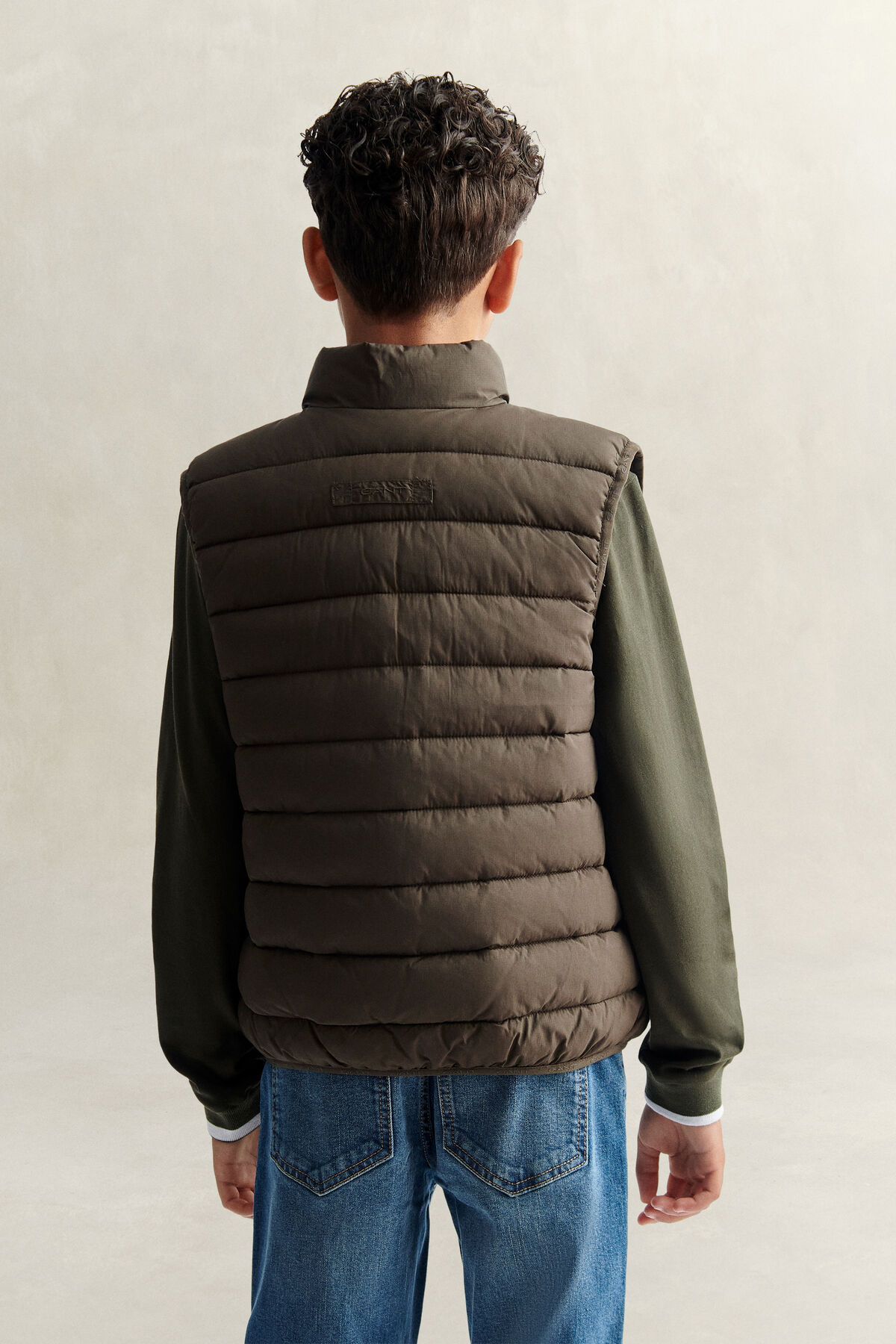 Teen Boys Lightweight Vest — SHADOW BROWN