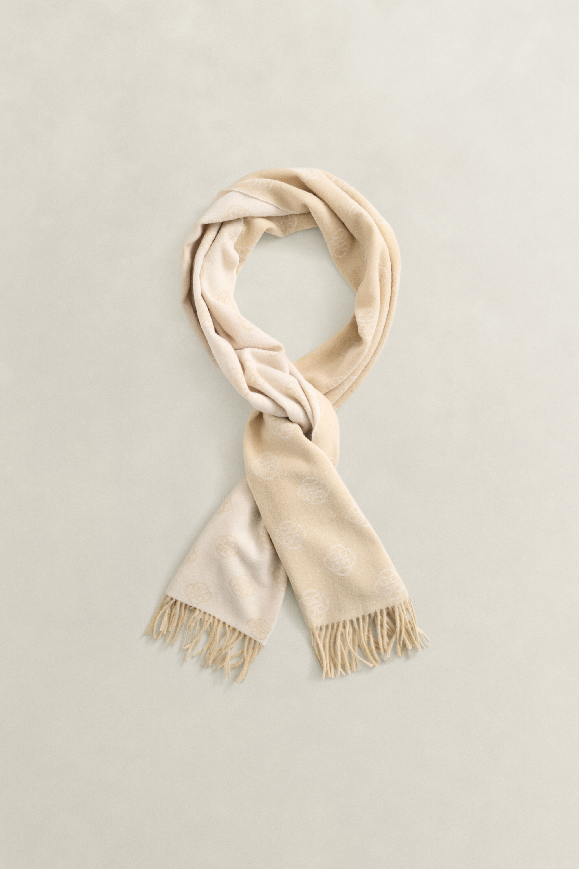 Monogram Wool Scarf