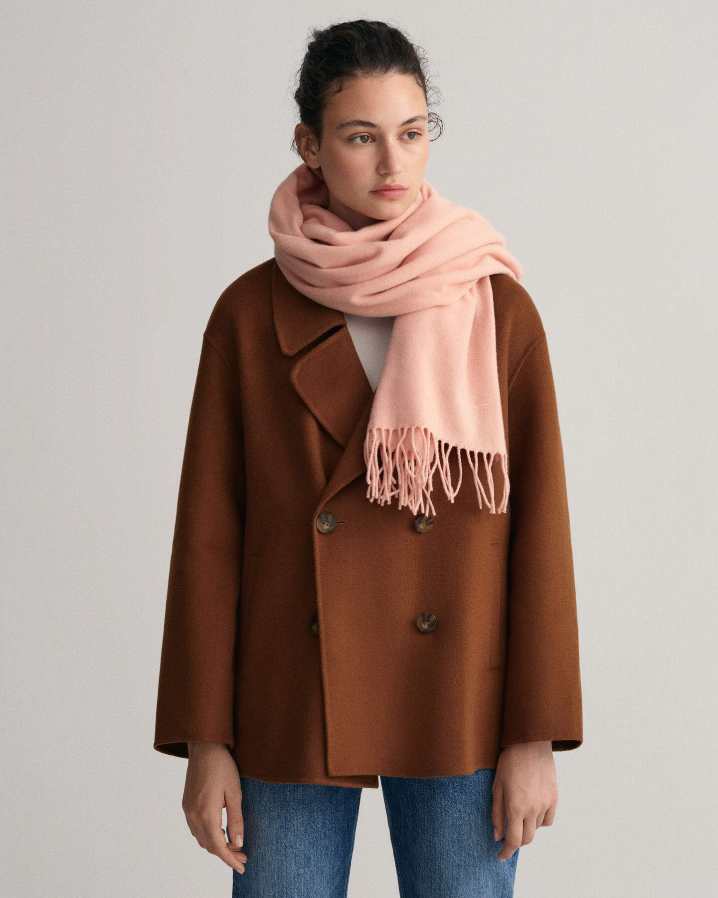 Wool Solid Woven Scarf