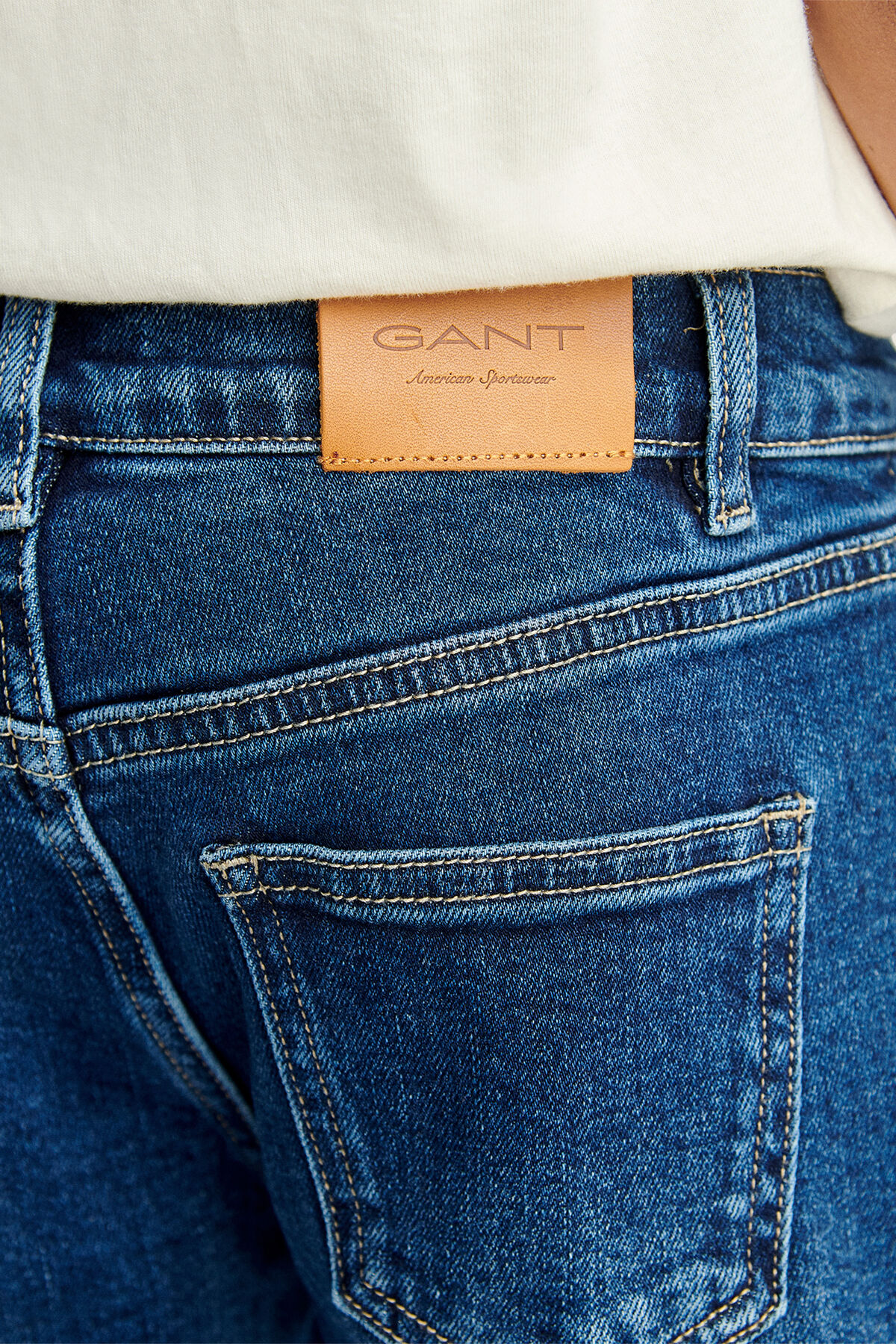 Teen Boys Straight Fit Jeans — MID WASH