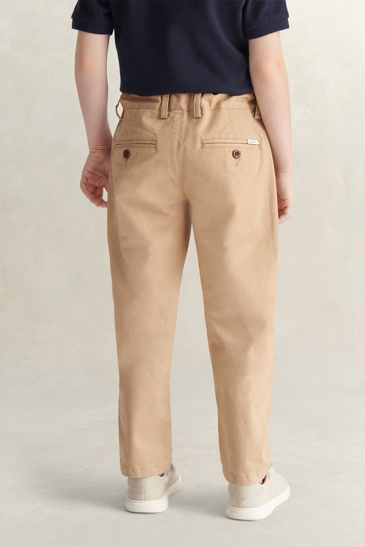 Boys Chinos — DARK KHAKI