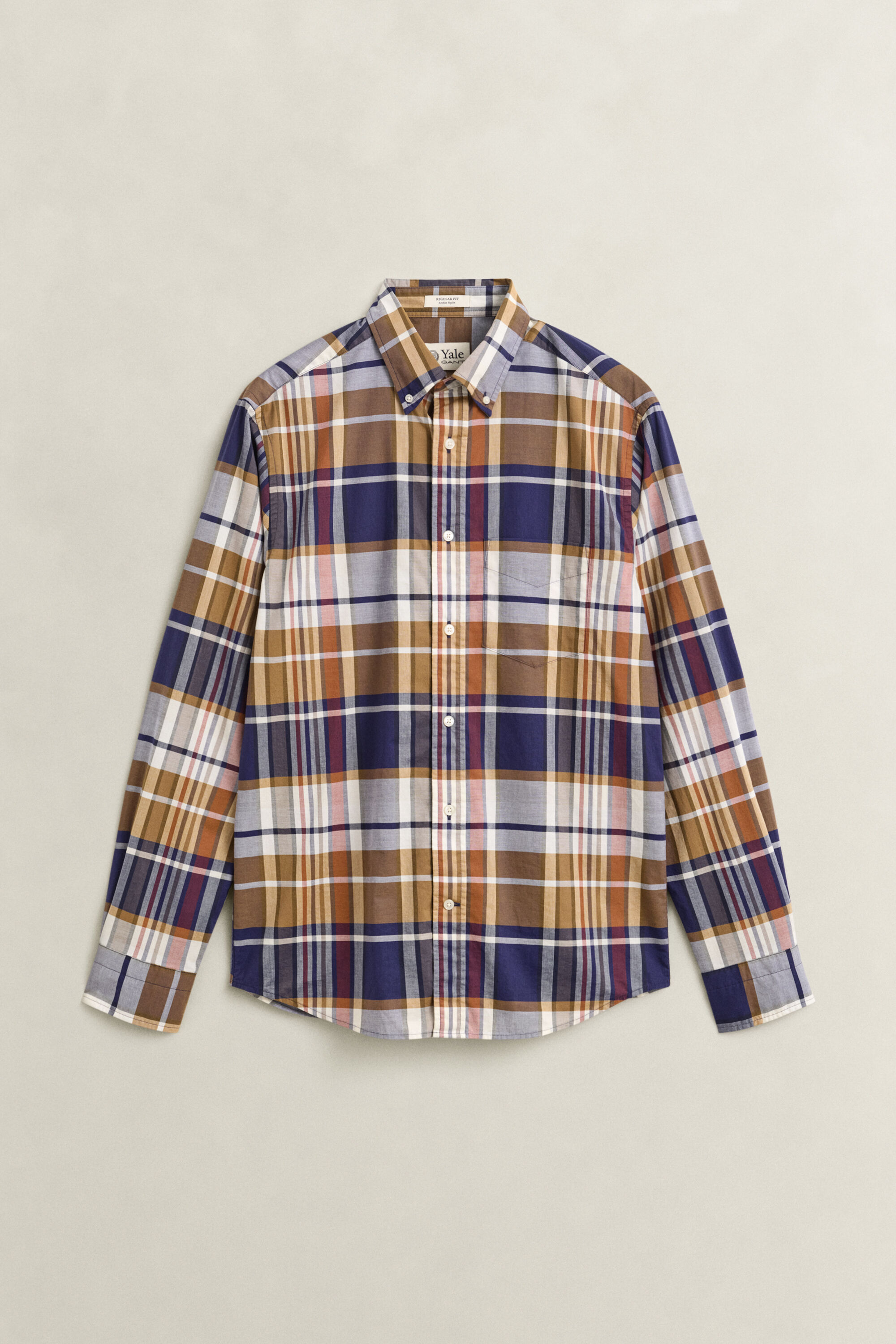 Gant x Yale Checked Poplin Shirt