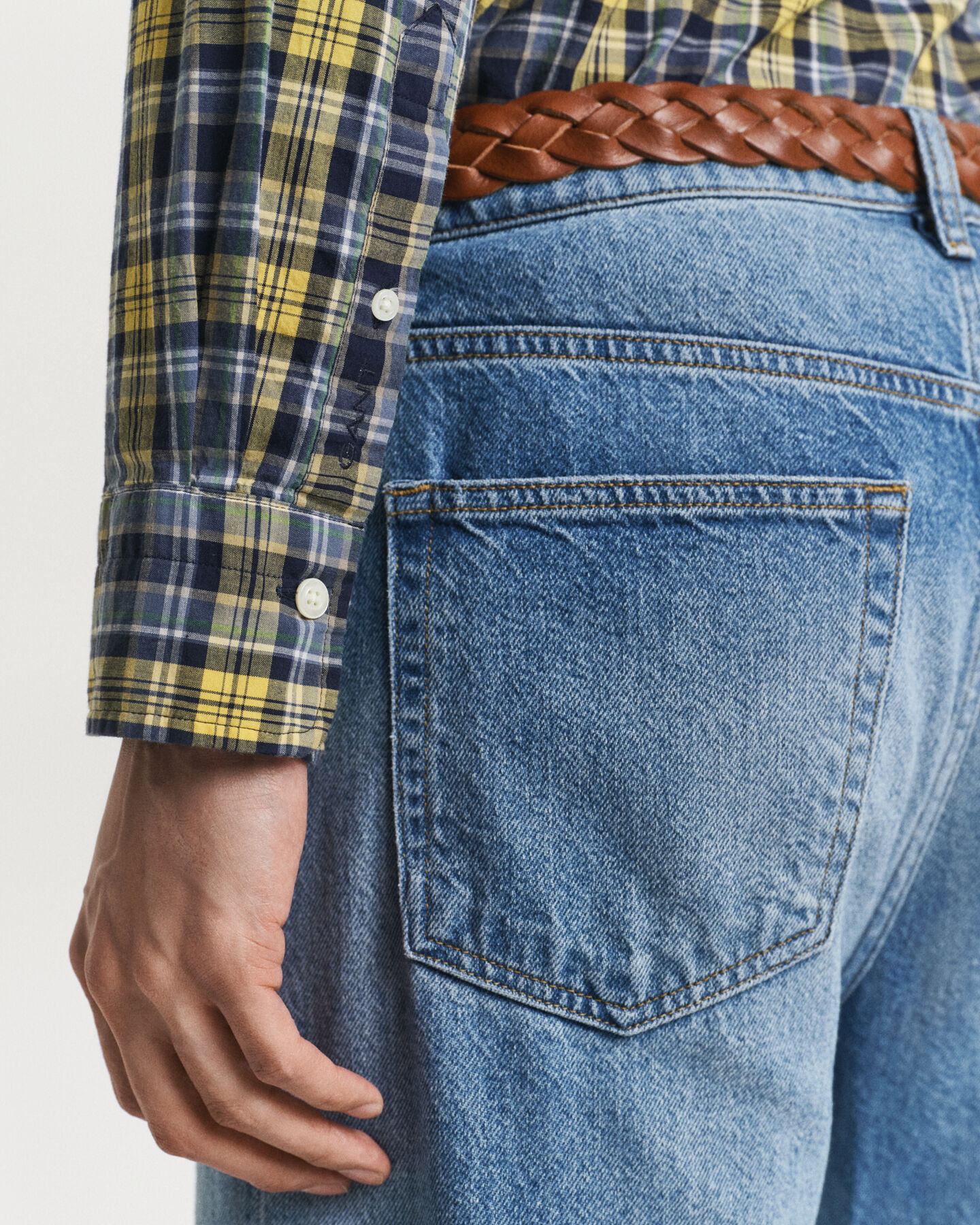 Regular Fit Checked Archive Poplin Shirt