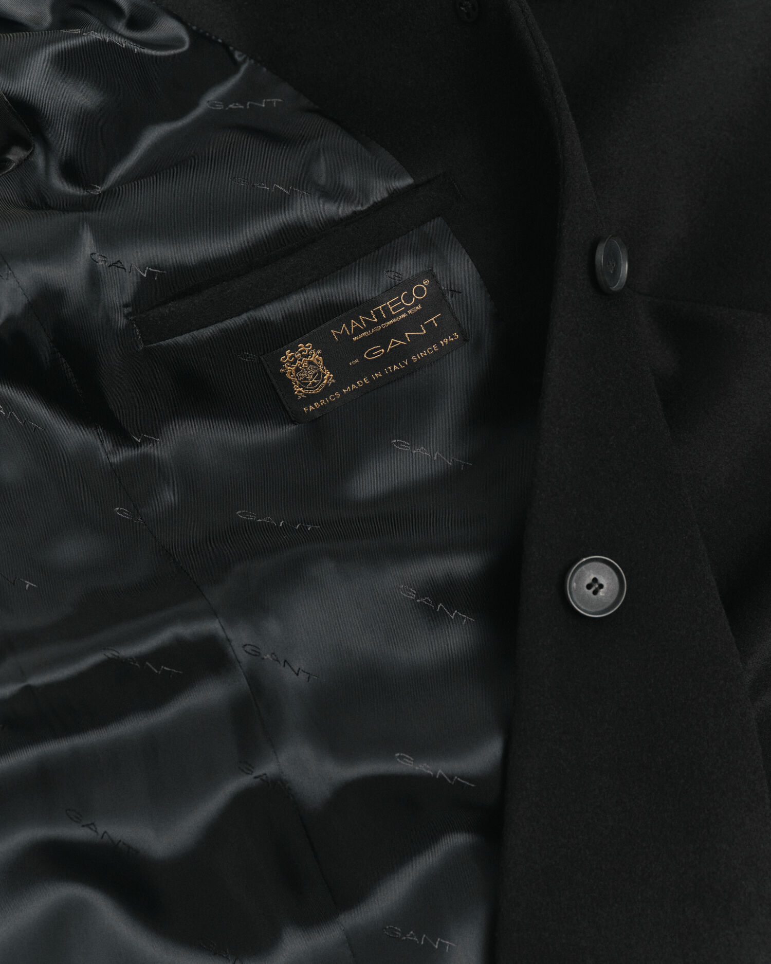 Classic Tailored Wool Blend Coat